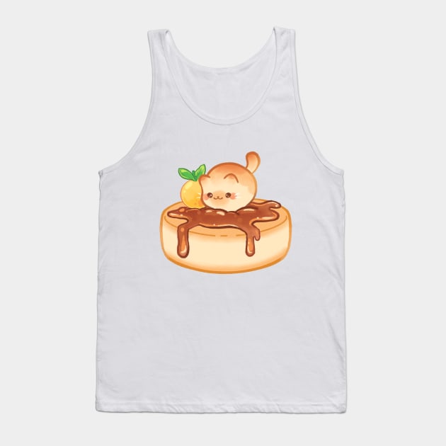 Pancake Cat Tank Top by Stars&Sprinkles